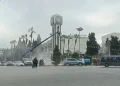 إعادة تأهيل “ساعة كرجية” في حمص بالسفع الرملي