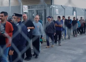 صورة للعمالة الفلسطينية في إسرائيل