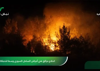 حرائق في اللاذقية