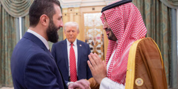 لقاء الشرع مع ترامب بحضور ولي العهد محمد بن سلمان